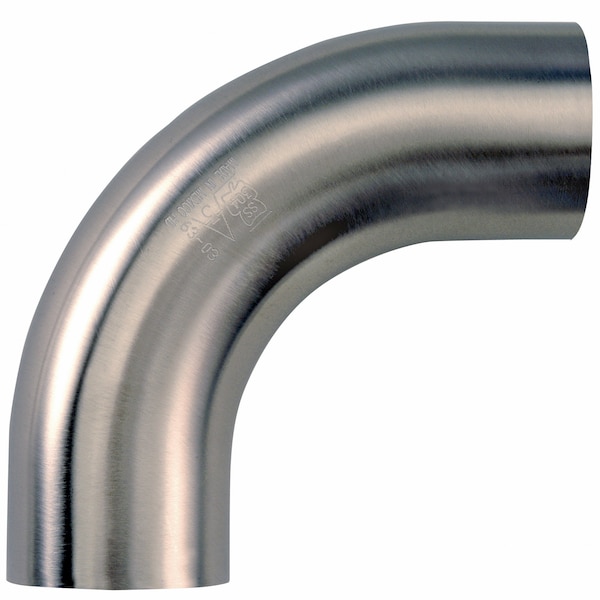 Sanitary Food Grade Fittings Elbow 90 Degree Weld 2 316L #7 L2S-2-316L-7 - main